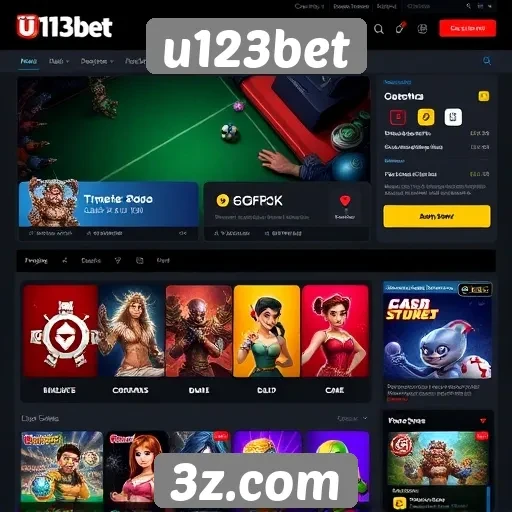 Interface e experiência do usuário no site u123bet